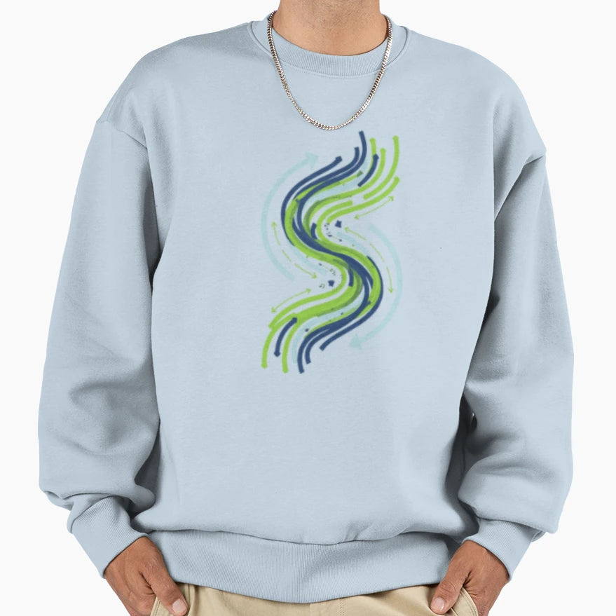Abstract Continuous Integration Ci Sweatshirt - Streetwear Style Men Women - T-Shirt, Sweatshirt, Hoodie