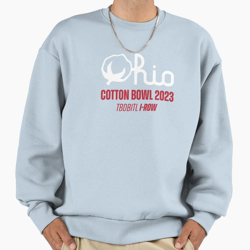 Cotton Script I Row Sweatshirt - Graphic Print for Adults - T-Shirt, Sweatshirt, Hoodie