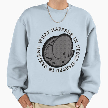 What Happens Vegas Started Sweatshirt - Casual Everyday Wear for Adults - T-Shirt, Sweatshirt, Hoodie