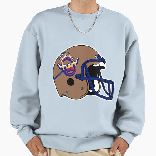 Usfl Wranglers Helmet Defunct Sweatshirt - Custom Art Print for Adults - T-Shirt, Sweatshirt, Hoodie