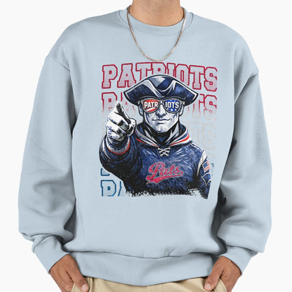 Face Sunglasses American Patriotic Sweatshirt - Fun Novelty Design Unisex - T-Shirt, Sweatshirt, Hoodie