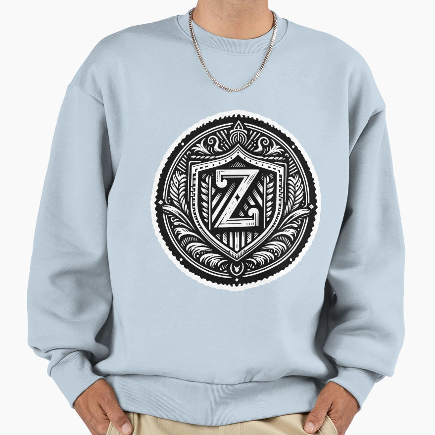 Letter Z Sweatshirt - Casual Everyday Wear Men Women - T-Shirt, Sweatshirt, Hoodie