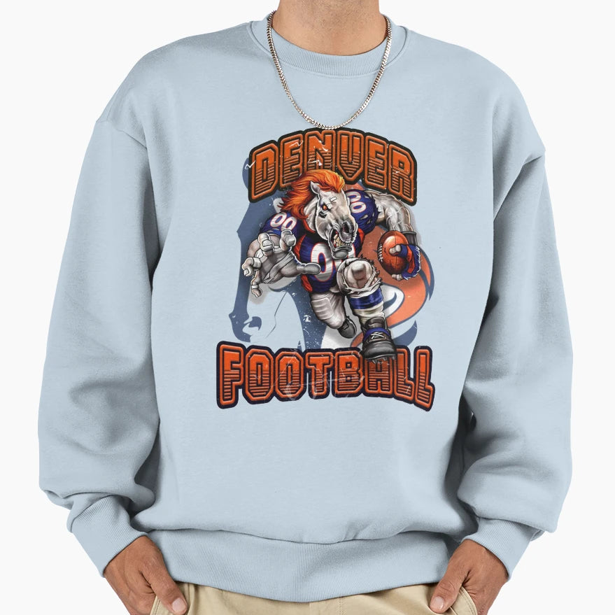 Denver Broncos Football Sweatshirt - Unique Graphic Unisex - T-Shirt, Sweatshirt, Hoodie
