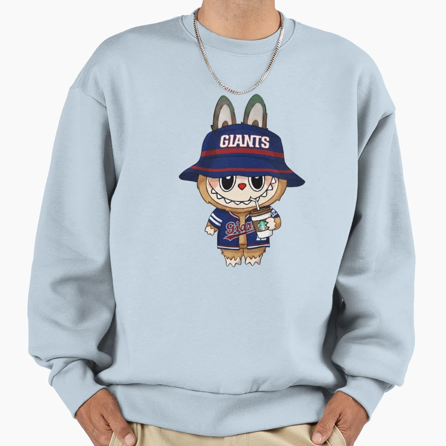Labubu Fan New York Giant Sweatshirt - Fun Novelty Design for Adults - T-Shirt, Sweatshirt, Hoodie