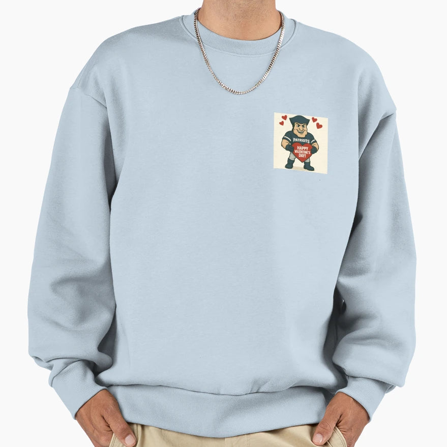 New England Patriots Happy Sweatshirt - Casual Everyday Wear Unisex - T-Shirt, Sweatshirt, Hoodie