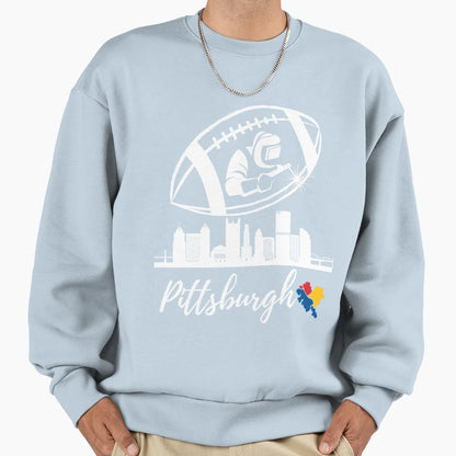 American Foot Ball Sweatshirt - Graphic Print Unisex - T-Shirt, Sweatshirt, Hoodie