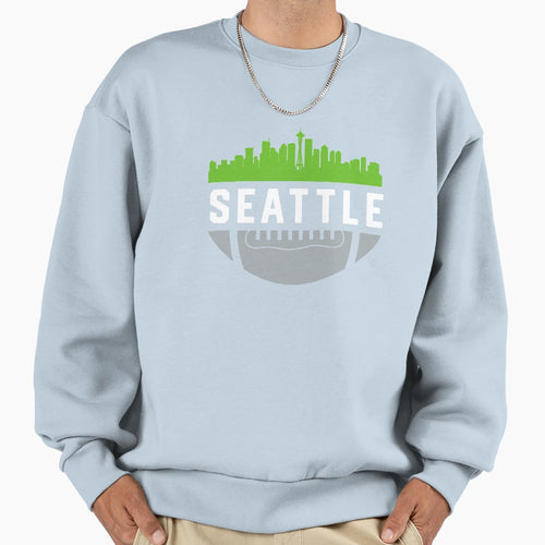 Downtown Seattle Washington Sweatshirt - Aesthetic Graphic for Adults - T-Shirt, Sweatshirt, Hoodie