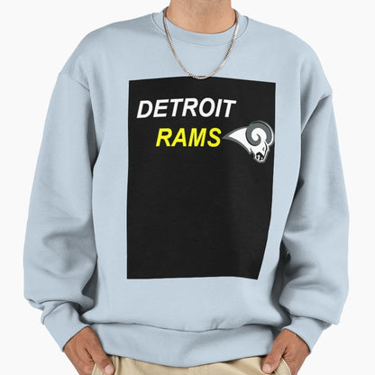 Detroit Rams Sweatshirt - Fun Novelty Design Men Women - T-Shirt, Sweatshirt, Hoodie