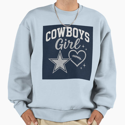 Football Girly Sweatshirt - Minimalist Print Men Women - T-Shirt, Sweatshirt, Hoodie