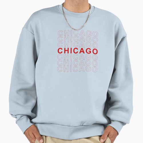 Chicago Thank You Bag Sweatshirt - Novelty Apparel for Adults - T-Shirt, Sweatshirt, Hoodie