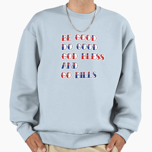 Mvp Go Bills Red Blue V2 Sweatshirt - Minimalist Print Men Women - T-Shirt, Sweatshirt, Hoodie