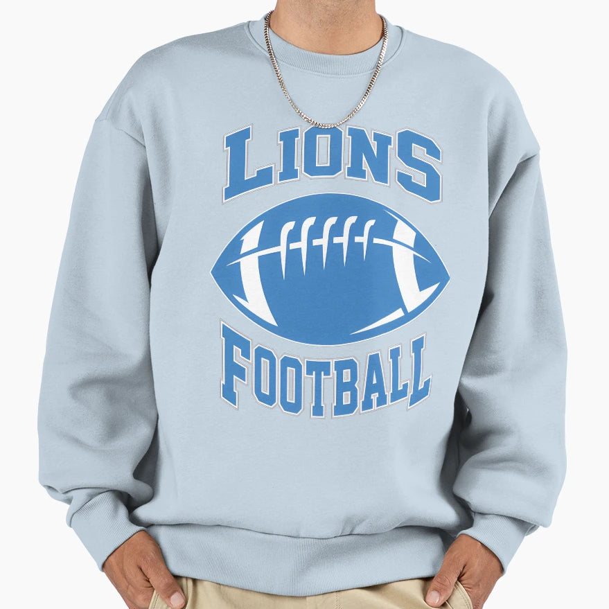 Detroit Lions Gridiron Football Sweatshirt - Novelty Apparel Men Women - T-Shirt, Sweatshirt, Hoodie