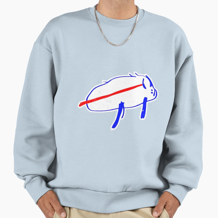 Distressed JA Buffalo Potato Sweatshirt - Aesthetic Graphic for Adults - T-Shirt, Sweatshirt, Hoodie