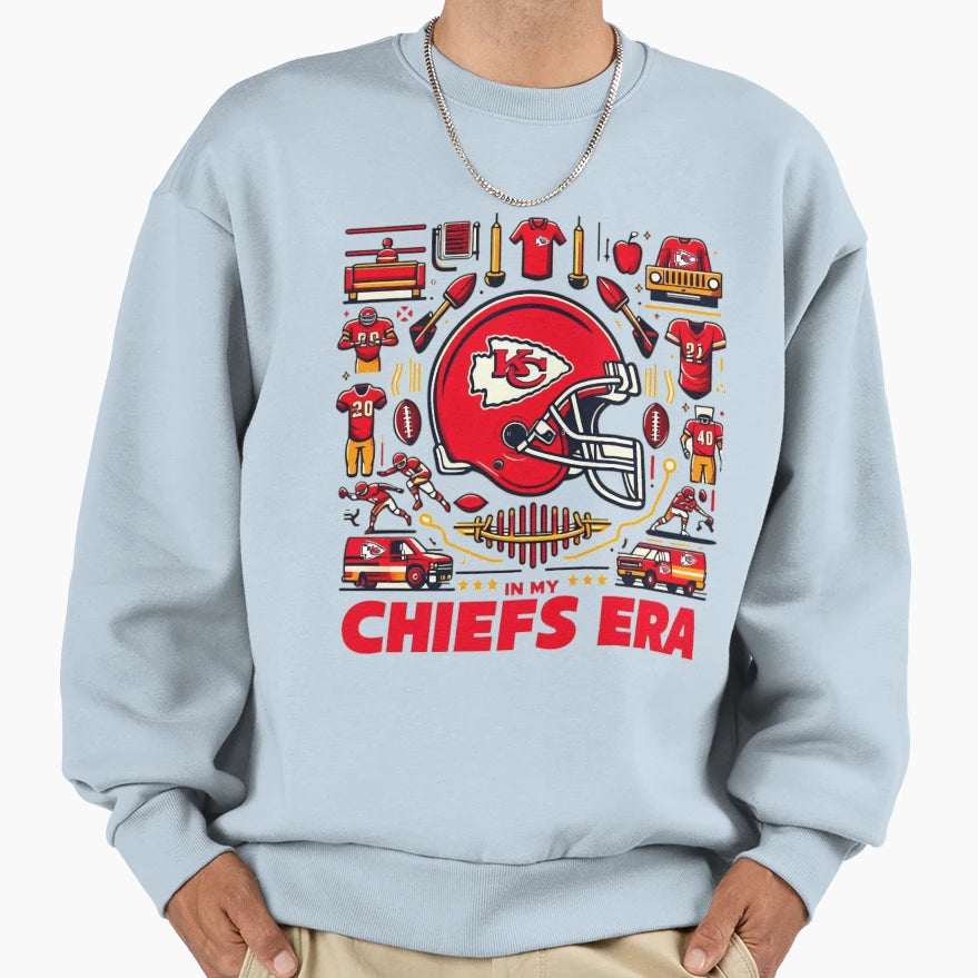 Art Kansas City Chiefs Sweatshirt - Minimalist Print Unisex - T-Shirt, Sweatshirt, Hoodie