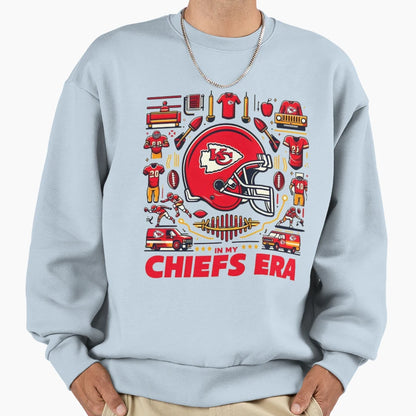 Art Kansas City Chiefs Sweatshirt - Minimalist Print Unisex - T-Shirt, Sweatshirt, Hoodie