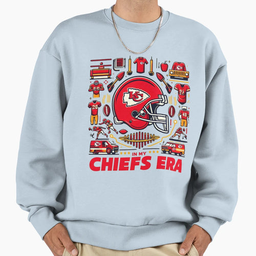 Art Kansas City Chiefs Sweatshirt - Minimalist Print Unisex - T-Shirt, Sweatshirt, Hoodie