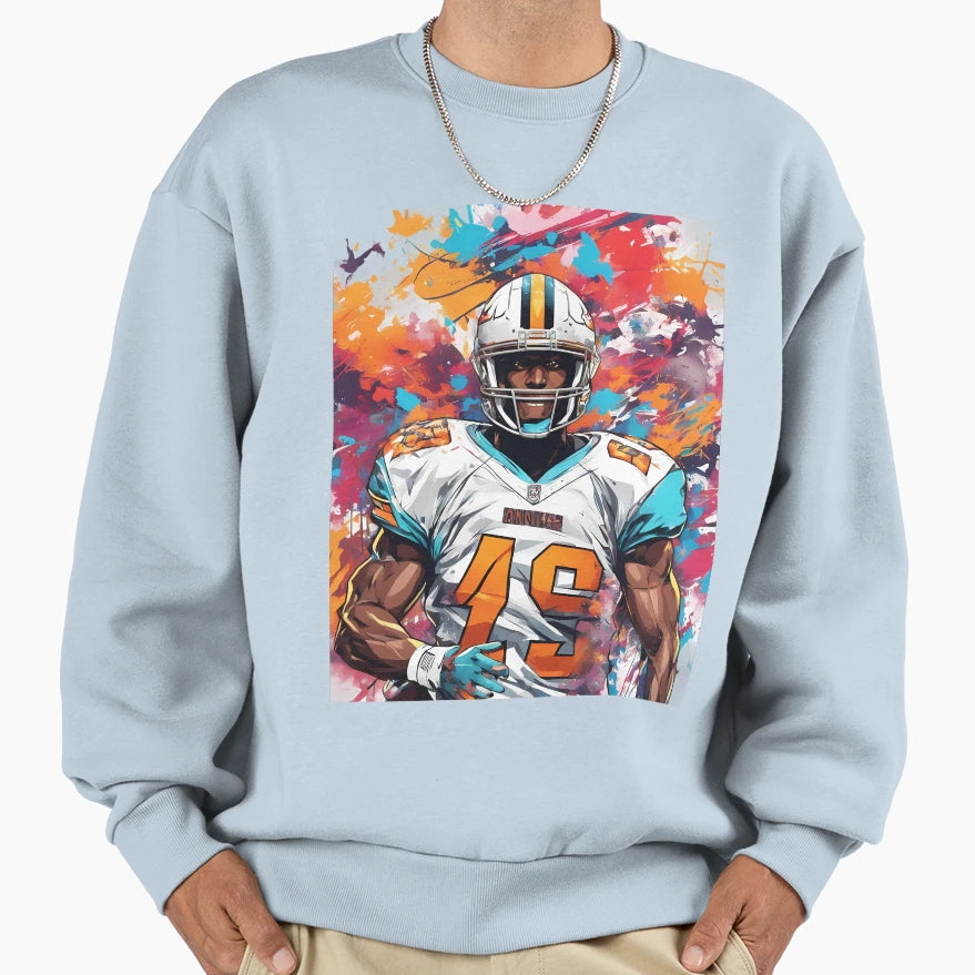 American Football Defensive Tackle Sweatshirt - Custom Art Print for Adults - T-Shirt, Sweatshirt, Hoodie