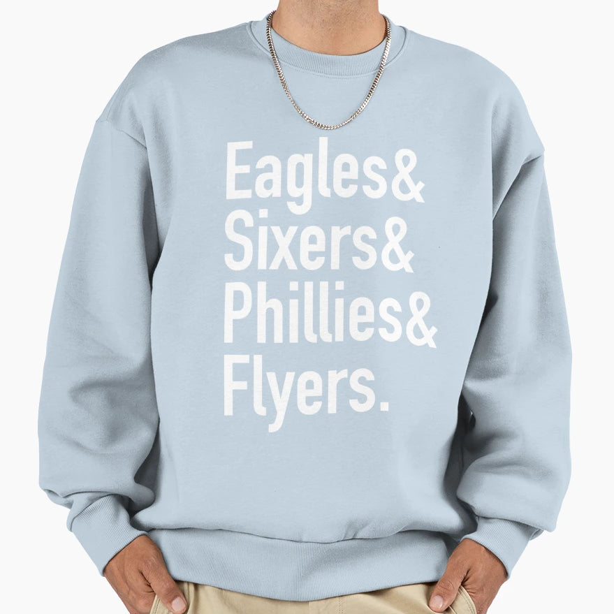 Philadelphia Sports Teams T-Shirt - Trendy Graphic for Adults - T-Shirt, Sweatshirt, Hoodie