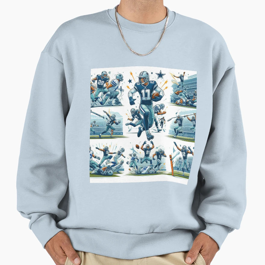 Cowboys Game Recap Highlights And Sweatshirt - Graphic Print Men Women - T-Shirt, Sweatshirt, Hoodie