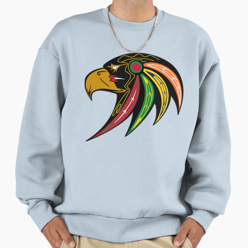 Blackhawks Alternate Accipiter Logo T-Shirt - Novelty Apparel for Adults - T-Shirt, Sweatshirt, Hoodie