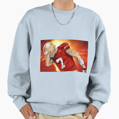 Colin Kaepernick Ck 7 Face Fans Sweatshirt - Casual Everyday Wear Men Women - T-Shirt, Sweatshirt, Hoodie