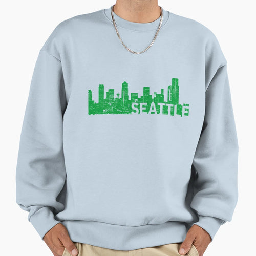 Seattle Emerald City Sweatshirt - Fun Novelty Design for Adults - T-Shirt, Sweatshirt, Hoodie