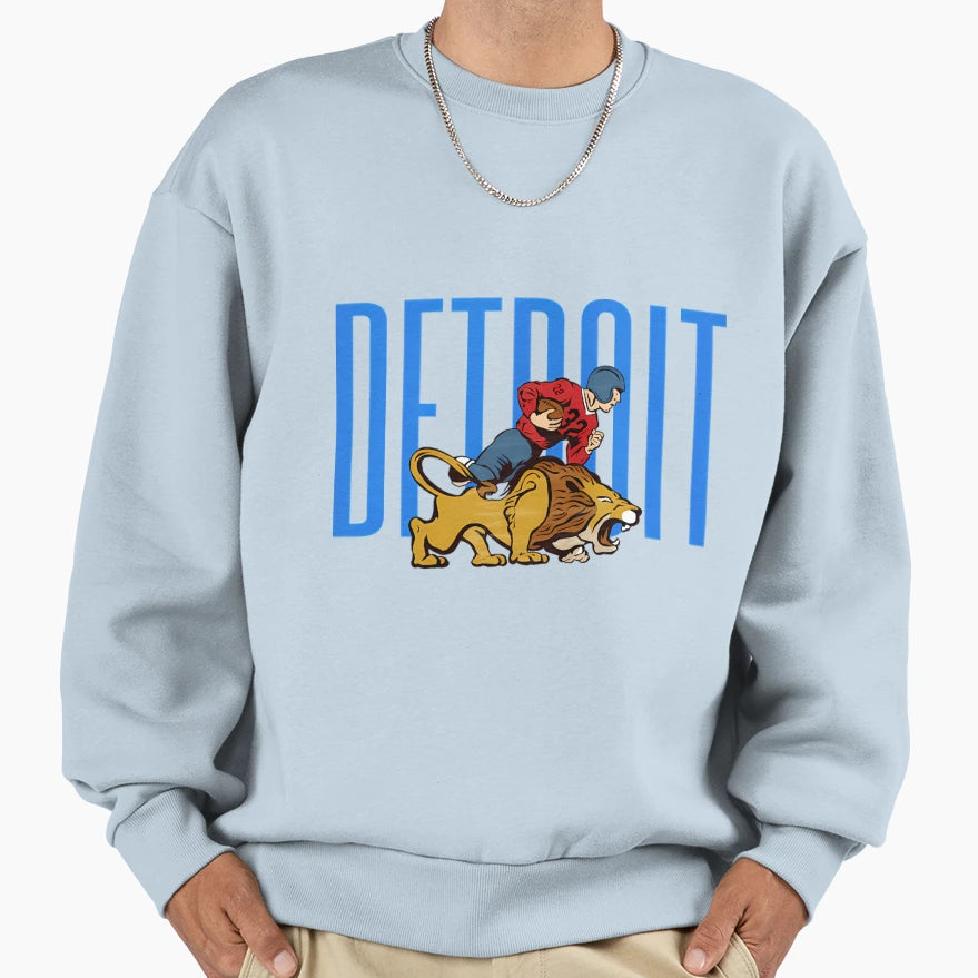 Detroit Lions Sweatshirt - Trendy Graphic Men Women - T-Shirt, Sweatshirt, Hoodie