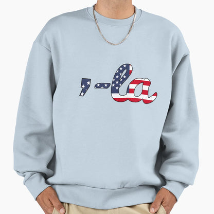 Comma La Sweatshirt - Minimalist Print for Adults - T-Shirt, Sweatshirt, Hoodie