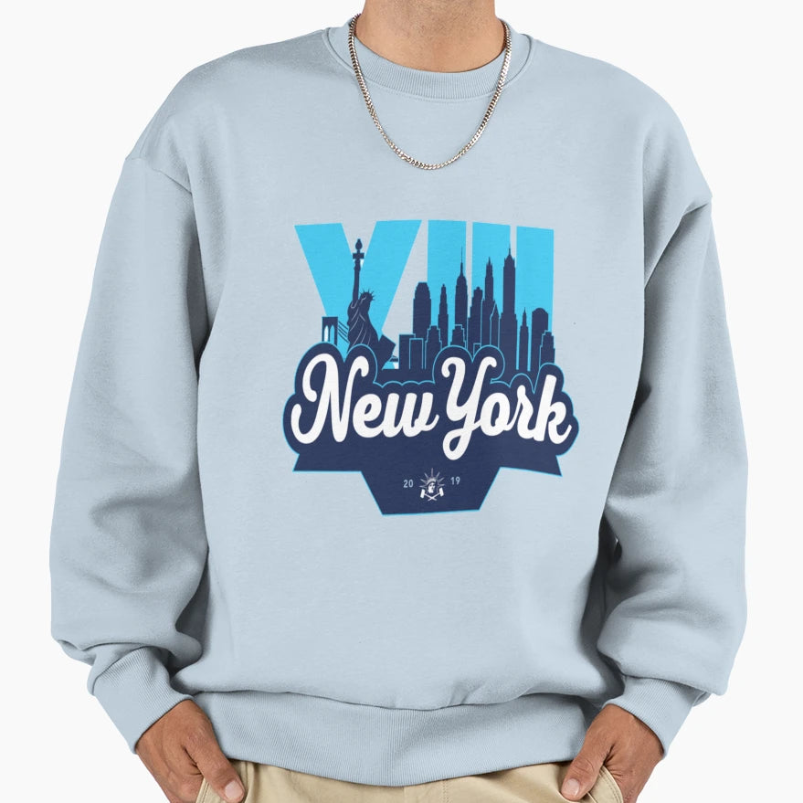 New York City Skyline Nyc Sweatshirt - Custom Art Print Men Women - T-Shirt, Sweatshirt, Hoodie