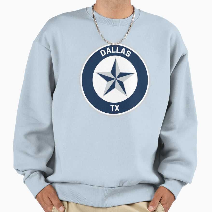 Dallas Texas Sweatshirt - Graphic Print Unisex - T-Shirt, Sweatshirt, Hoodie