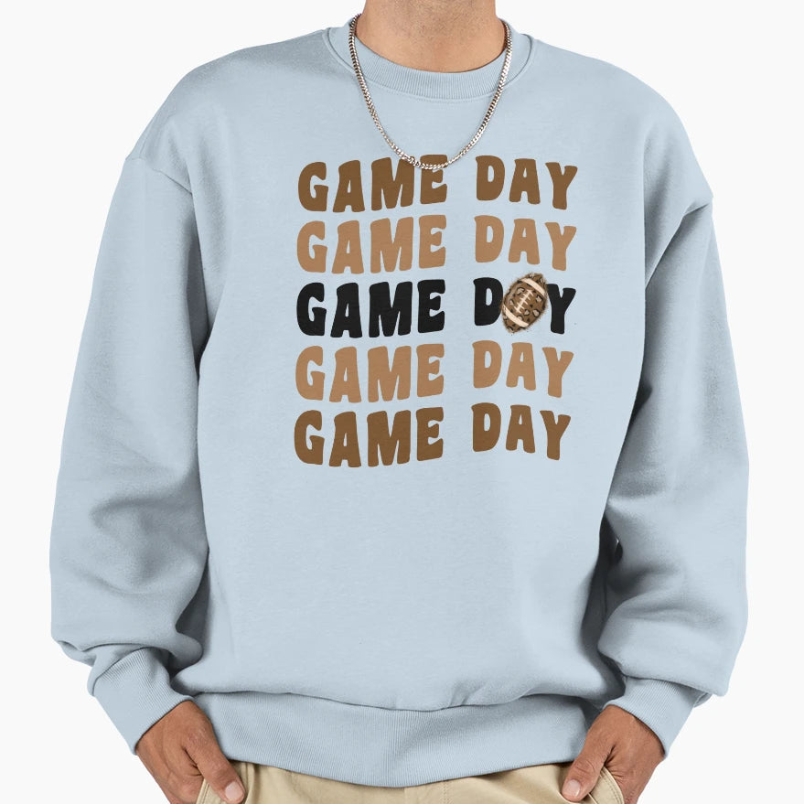 Football Game Day Sweatshirt - Unique Graphic Unisex - T-Shirt, Sweatshirt, Hoodie