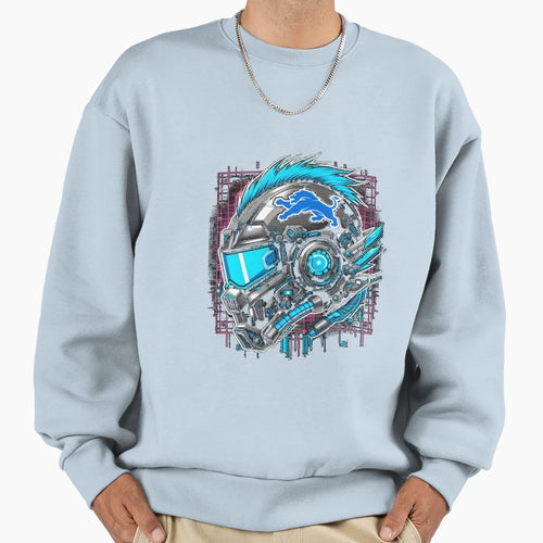Cyberpunk Detroit Football Fan Sweatshirt - Unique Graphic Men Women - T-Shirt, Sweatshirt, Hoodie