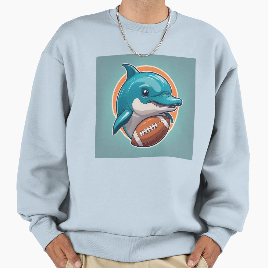 Dolphin Sweatshirt - Streetwear Style Men Women - T-Shirt, Sweatshirt, Hoodie