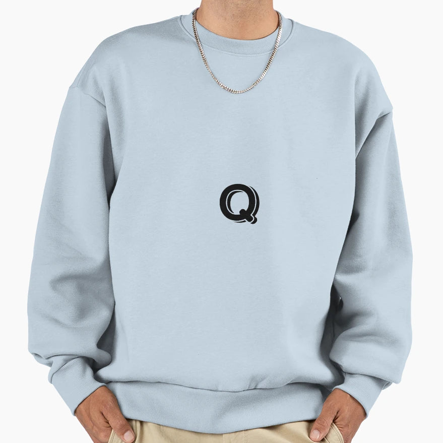 Letra Q Sweatshirt - Graphic Print for Adults - T-Shirt, Sweatshirt, Hoodie