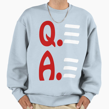 Quiz Test Sweatshirt - Graphic Print Unisex - T-Shirt, Sweatshirt, Hoodie