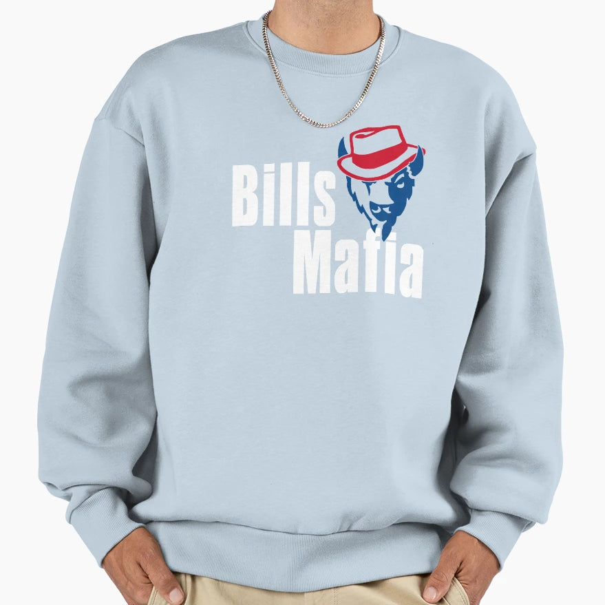 Buffalo Mafia Sweatshirt - Fun Novelty Design Men Women - T-Shirt, Sweatshirt, Hoodie