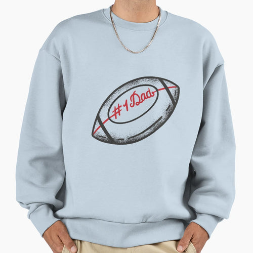 American Football Sport Ball Sweatshirt - Casual Everyday Wear for Adults - T-Shirt, Sweatshirt, Hoodie