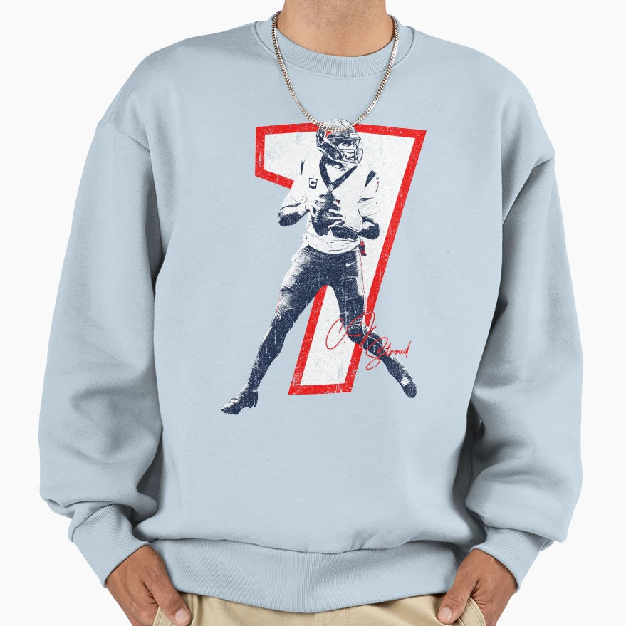 Cj Stroud Variant Sweatshirt - Custom Art Print for Adults - T-Shirt, Sweatshirt, Hoodie