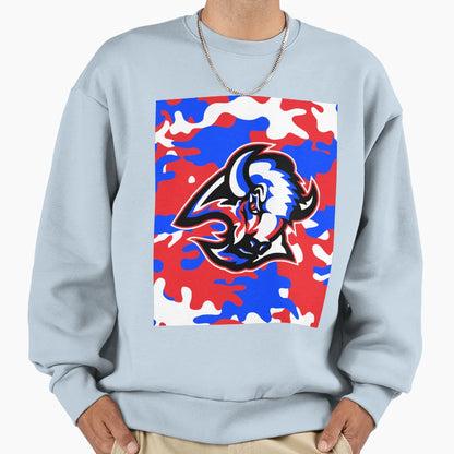Bills Camo Sweatshirt - Custom Art Print for Adults - T-Shirt, Sweatshirt, Hoodie