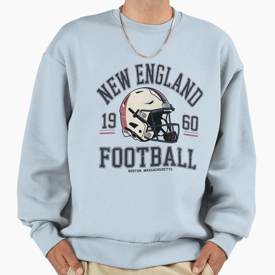 New England Football Pats New England T-Shirt - Custom Art Print Unisex - T-Shirt, Sweatshirt, Hoodie