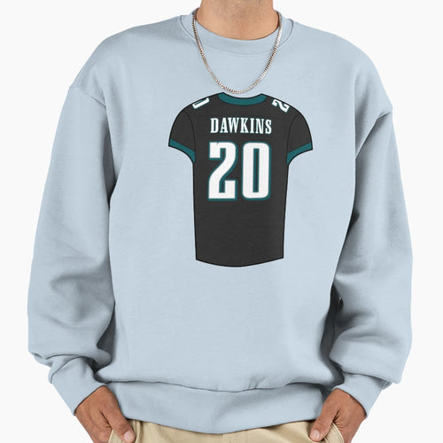 Brian Dawkins Alternate Jersey Sweatshirt - Streetwear Style Men Women - T-Shirt, Sweatshirt, Hoodie