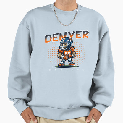 Denver Broncos Sweatshirt - Aesthetic Graphic for Adults - T-Shirt, Sweatshirt, Hoodie