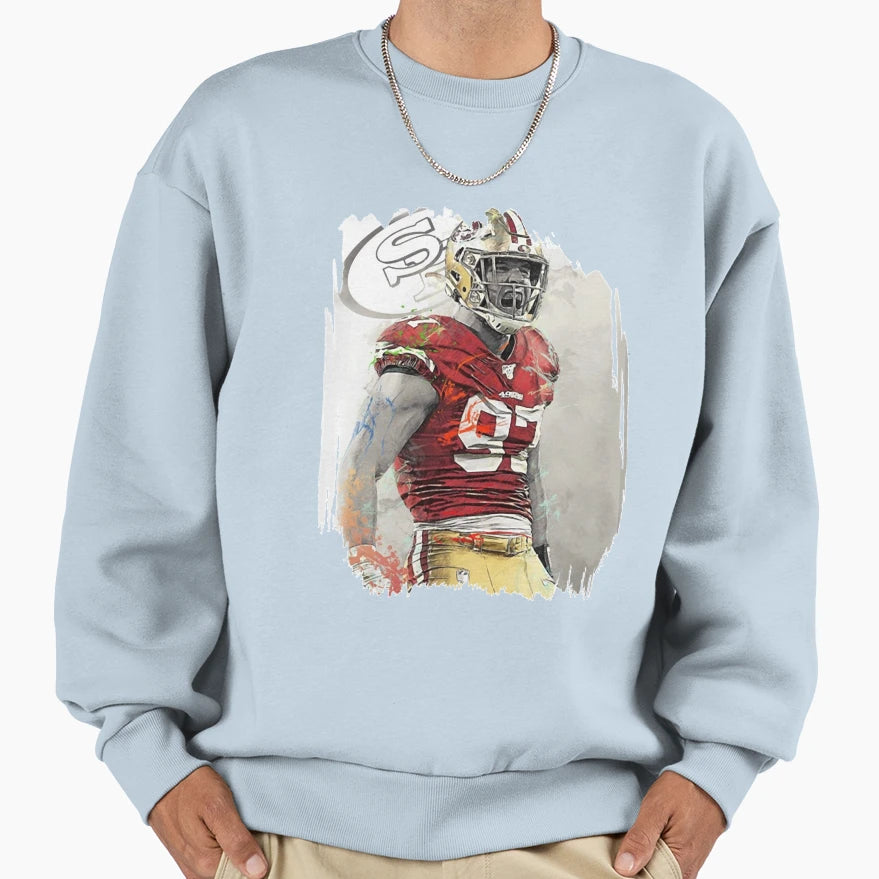 Player 97 Defensive End Touchdown 2 Sweatshirt - Aesthetic Graphic Unisex - T-Shirt, Sweatshirt, Hoodie