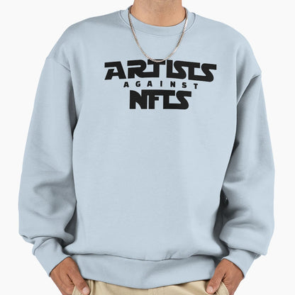 Artists Against Nfts Black Sweatshirt - Unique Graphic Unisex - T-Shirt, Sweatshirt, Hoodie