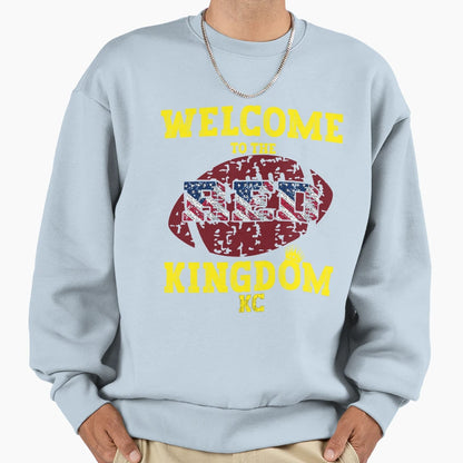 Welcome To Red Kingdom Kansas Sweatshirt - Casual Everyday Wear Men Women - T-Shirt, Sweatshirt, Hoodie