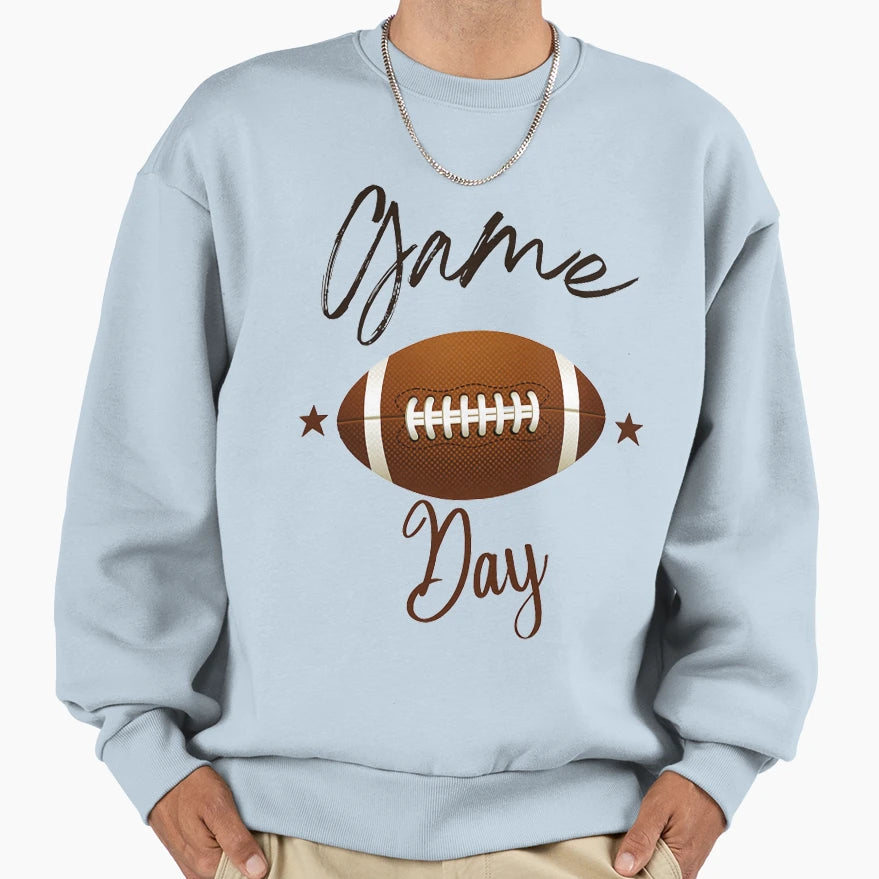 Game Day Sweatshirt - Aesthetic Graphic Men Women - T-Shirt, Sweatshirt, Hoodie