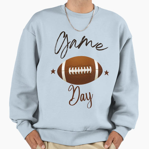 Game Day Sweatshirt - Aesthetic Graphic Men Women - T-Shirt, Sweatshirt, Hoodie