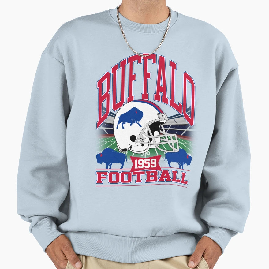 Buffalo Football Gridiron Legacy V2 Sweatshirt - Streetwear Style Unisex - T-Shirt, Sweatshirt, Hoodie