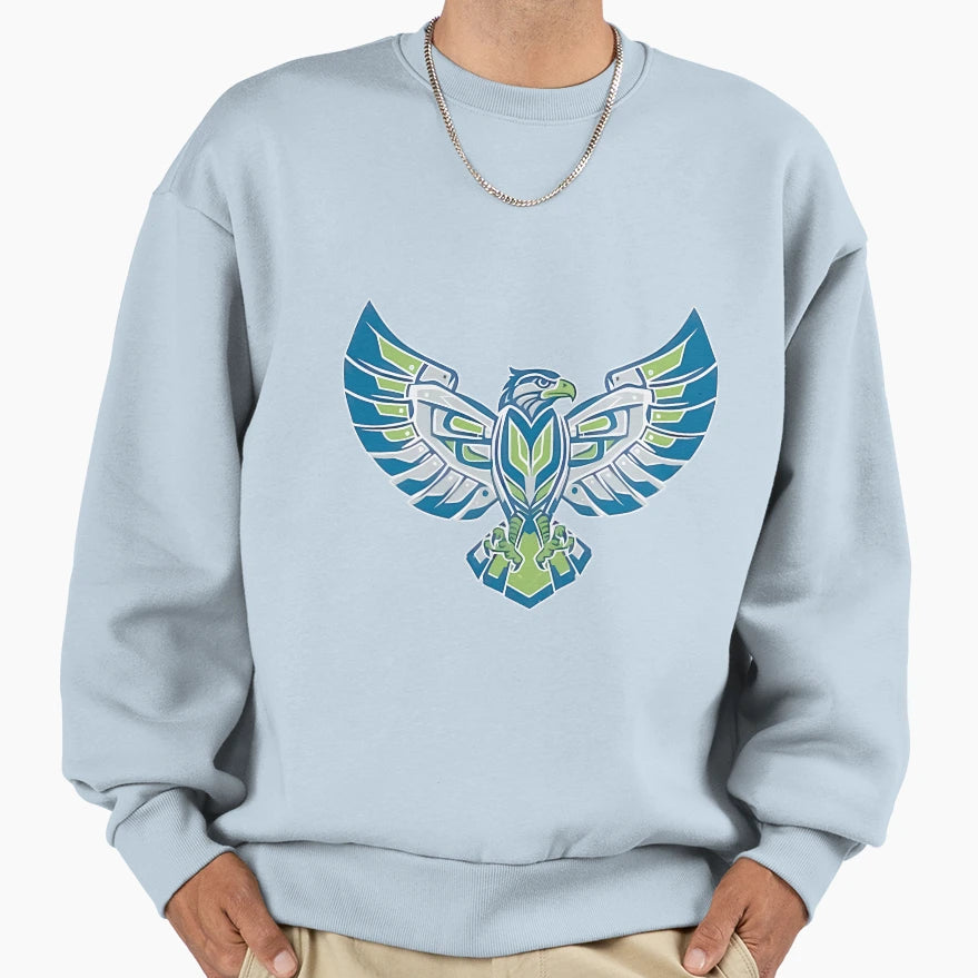 Seattle Eagle Football Fan Sweatshirt - Trendy Graphic Unisex - T-Shirt, Sweatshirt, Hoodie