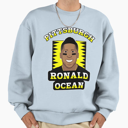 Funny Ronald Ocean First Day Sweatshirt - Custom Art Print for Adults - T-Shirt, Sweatshirt, Hoodie
